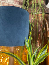 Load image into Gallery viewer, Navy Velvet Lampshade