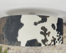 Load and play video in Gallery viewer, Cowhide Velvet Lampshade