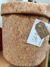 Load image into Gallery viewer, Funky Multi Colour Cork Pot