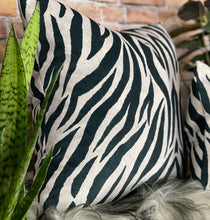 Load image into Gallery viewer, Zebra Velvet Cushion