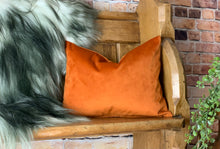 Load image into Gallery viewer, Copper Velvet Cushion