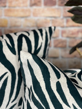 Load image into Gallery viewer, Zebra Velvet Cushion