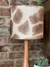 Load image into Gallery viewer, Giraffe Velvet Lampshade