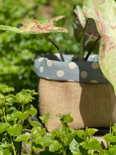 Load image into Gallery viewer, Hessian Fabric Plant Pot
