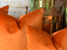 Load image into Gallery viewer, Copper Velvet Cushion