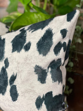 Load image into Gallery viewer, Appaloosa Pony Velvet Cushion Black