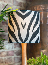 Load image into Gallery viewer, Zebra Velvet Lampshade