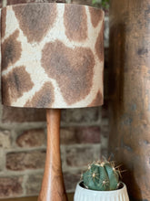 Load image into Gallery viewer, Giraffe Velvet Lampshade
