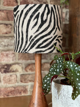 Load image into Gallery viewer, Zebra Linen Mix Lampshade