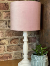 Load image into Gallery viewer, Blush Pink Velvet Lampshade