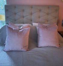 Load image into Gallery viewer, Blush Pink Velvet Cushion