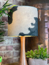 Load image into Gallery viewer, Friesian Cowhide Velvet Lampshade