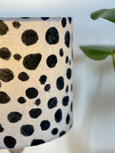 Load image into Gallery viewer, Dalmatian Velvet Lampshade