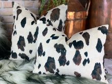 Load image into Gallery viewer, Appaloosa Pony Velvet Cushion Brown