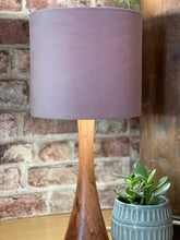 Load image into Gallery viewer, Blush Pink Velvet Lampshade