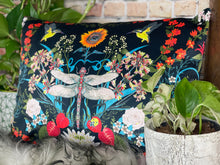 Load image into Gallery viewer, Dragon Fly Velvet Cushion