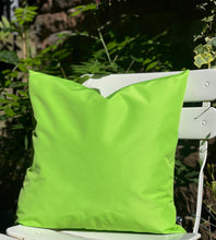 Load image into Gallery viewer, Light Lime Green Canvas Outdoor Cushion