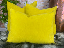 Load image into Gallery viewer, Sunshine Yellow Velvet Cushion
