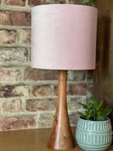 Load image into Gallery viewer, Blush Pink Velvet Lampshade