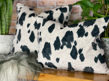 Load image into Gallery viewer, Appaloosa Pony Velvet Cushion Black