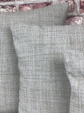Load image into Gallery viewer, Cream Plaid Wool Cushion