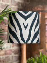 Load image into Gallery viewer, Zebra Velvet Lampshade