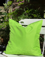 Load image into Gallery viewer, Light Lime Green Canvas Outdoor Cushion