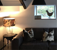 Load image into Gallery viewer, Cowhide Velvet Lampshade