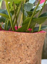 Load image into Gallery viewer, Silver Flaked Cork Pot