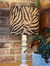 Load image into Gallery viewer, Zebra Linen Mix Lampshade