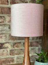 Load image into Gallery viewer, Blush Pink Velvet Lampshade