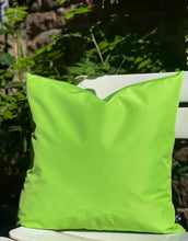 Load image into Gallery viewer, Light Lime Green Canvas Outdoor Cushion