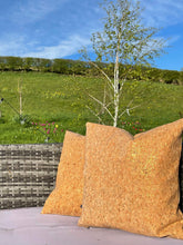 Load image into Gallery viewer, Natural Cork Outdoor Cushion Gold Speckled