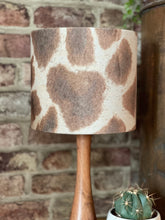 Load image into Gallery viewer, Giraffe Velvet Lampshade