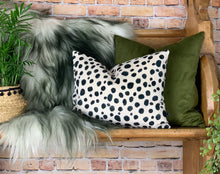 Load image into Gallery viewer, Olive Velvet Cushion