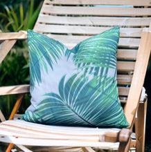 Load image into Gallery viewer, Tropical Palm Canvas Feel Outdoor Cushion
