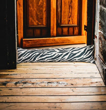 Load image into Gallery viewer, Zebra Velvet Draught Excluder
