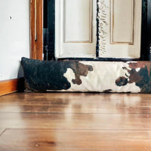 Load image into Gallery viewer, Brown Cowhide Velvet Draught Excluder
