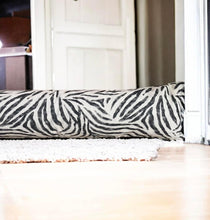 Load image into Gallery viewer, Zebra Linen Mix Draught Excluder

