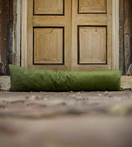 Olive Velvet Draught Excluder