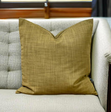 Load image into Gallery viewer, Olive Linen Mix Cushion
