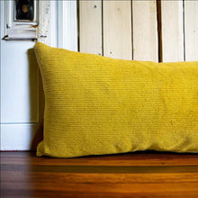 Load image into Gallery viewer, Mustard Corduroy Draught Excluder
