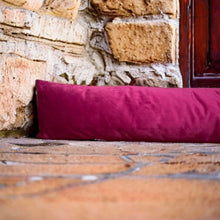 Load image into Gallery viewer, Cerise Velvet Draught Excluder

