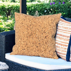 Natural Cork Outdoor Cushion Black Speckled
