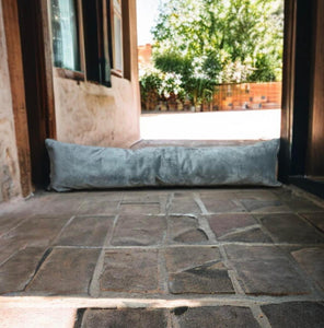 Grey Velvet Draught Excluder