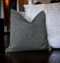Load image into Gallery viewer, Black &amp; Silverly White Textured Cushion
