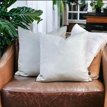 Load image into Gallery viewer, Optic White Velvet Cushion
