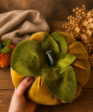 Load image into Gallery viewer, Mustard Velvet Pumpkin Large
