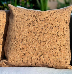 Natural Cork Outdoor Cushion Black Speckled