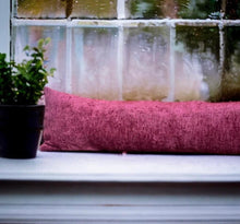 Load image into Gallery viewer, Burgundy Velvet Chenille Draught Excluder
